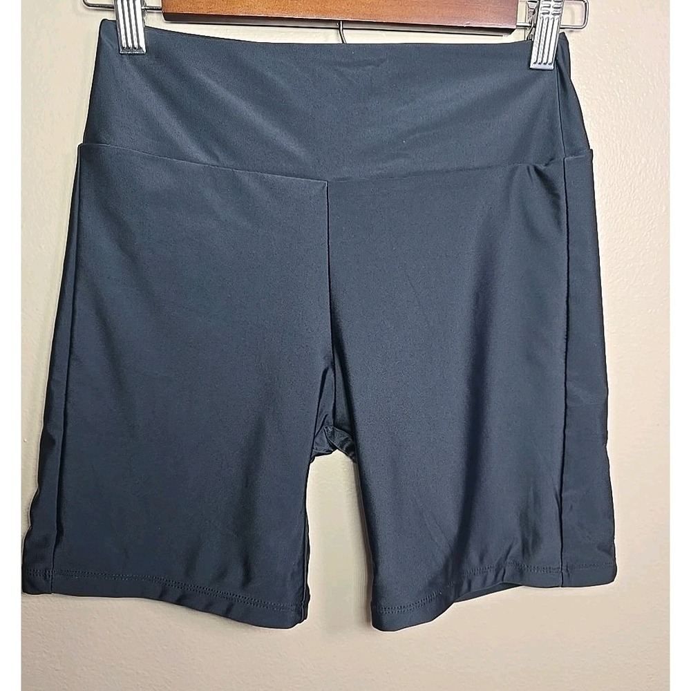 Relleciga‎ High Waist Yoga Shorts Size Small Black